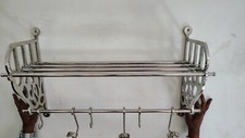 Bagageira francesa de 24 pol. rack de aço montado na parede comprar usado  Enviando para Brazil