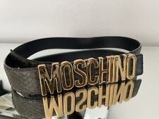 Moschino reptil ledergürtel gebraucht kaufen  Achim