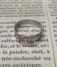 BAGUE VINTAGE ARGENT MASSIF ALLIANCE JONC SOLID SILVER RING RELIGIOUS T59 segunda mano  Embacar hacia Argentina