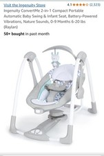 Ingenuity convertme swing for sale  NORTHAMPTON