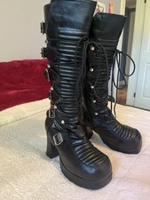 Demonia buckle boots for sale  Bellingham