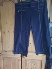 Navy capri pants for sale  AYLESFORD