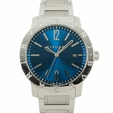 Relógio masculino BVLGARI BVLGARIBVLGARI BB41S data automática mostrador azul 90297897 comprar usado Relógio masculino BVLGARI BVLGARIBVLGARI BB41S data automática mostrador azul 90297897 comprar usado  Enviando para Brazil