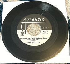 Joao Gilberto: Bolinha de Papel/Voce e Eu 45 Atlantic promo bossa nova VG+ HEAR comprar usado  Enviando para Brazil