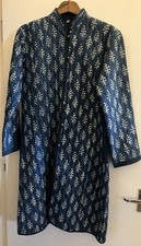 Cotton quilted blue for sale  LONDON