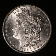 1883 morgan silver for sale  USA