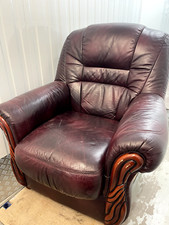 Free red leather for sale  UK