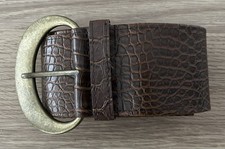 Brown faux leather for sale  NORWICH
