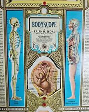 Antique Medical Book "Bodyscope Illustrated Anatomy Folio-Vintage Teacher/Doctor comprar usado  Enviando para Brazil