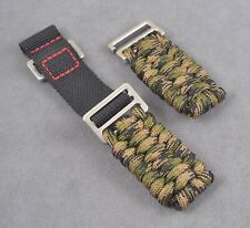Usado, Victorinox Swiss Army 005258 Paracord verde camuflagem 21mm pulseira de náilon INOX Naimakka comprar usado  Enviando para Brazil