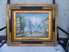Huile toile signée d'occasion  Formerie