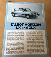 Talbot horizon glx for sale  NOTTINGHAM