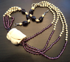 DESLUMBRANTE COLAR VINTAGE DE VIDRO AMETISTA DE ALTA QUALIDADE CORUJA GRANDE 29"! G13257 comprar usado DESLUMBRANTE COLAR VINTAGE DE VIDRO AMETISTA DE ALTA QUALIDADE CORUJA GRANDE 29"! G13257 comprar usado  Enviando para Brazil