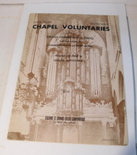 Chapel voluntaries book for sale  Eau Claire