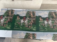Blocos de tecido grosso tema de caça raposa para fazer travesseiros ver fotos 5 blocos comprar usado  Enviando para Brazil
