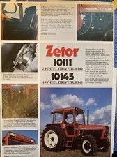 Zetor 10111 10145 for sale  HITCHIN