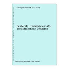 Bauberufe fachrechnen 973 gebraucht kaufen  Grasellenbach