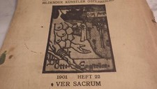 1901.Ver Sacrum (Akseli Gallen-Kallela.Klimt Vienne).Couverture.., usado comprar usado  Enviando para Brazil