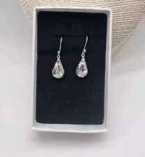 Earrings white crystal for sale  LONDON