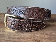 Western mens belt for sale  Black Eagle