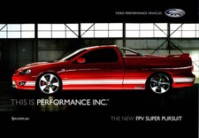 Folheto de vendas Ford FPV Super Pursuit Falcon V8 Ute BF, usado comprar usado Folheto de vendas Ford FPV Super Pursuit Falcon V8 Ute BF, usado comprar usado  Enviando para Brazil