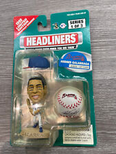 DOS Cabezales Figura MLB Mini Gorra Galarraga Braves Edmonds Angels 1999 segunda mano  Embacar hacia Argentina