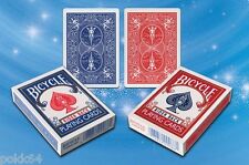 Juego De Cartas BICYCLE Trucado Doble Cara Estándar Dorso Rojo Azul Blanco Magia comprar usado  Enviando para Brazil