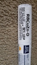 VARA DE SOLDA NUA PRATA NÍQUEL RBCUZN-D 1/4 X 36", usado comprar usado  Enviando para Brazil