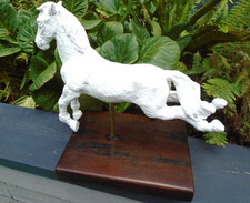 White metal horse for sale  TAUNTON