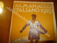 Almanacco italiano 1929 usato  Roma