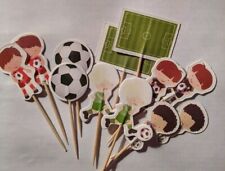 Football cupcake picks for sale  IPSWICH