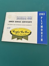 1963 plymouth owner for sale  Independence