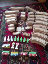 Vintage wooden train for sale  CAMBORNE
