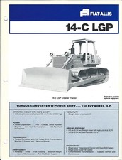 Folheto de equipamento - Fiat-Allis - 14-C LGP - Trator de esteira - c1980 (E4084), usado comprar usado Folheto de equipamento - Fiat-Allis - 14-C LGP - Trator de esteira - c1980 (E4084), usado comprar usado  Enviando para Brazil