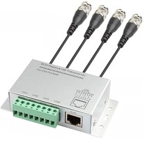 Usado, Transceptor de vídeo HD passivo 4 canais Balun BNC RJ45 UTP conversor de cabo para 1080P comprar usado  Enviando para Brazil