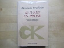 Alexandre pouchkine oeuvres d'occasion  Einville-au-Jard