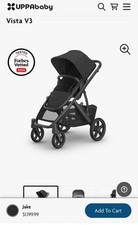 Carrinho UPPAbaby Vista V3, Jake Novo Caixa Aberta, usado comprar usado  Enviando para Brazil
