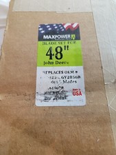 CONJUNTO DE LÂMINAS DE CORTADOR DE GRAMA JOHN DEERE MAX POWER 48" 3 peças #561807B, usado comprar usado  Enviando para Brazil