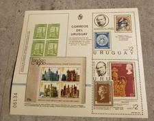 URUGUAY - ANIVERSARIO SIR ROWLAND HILL - HOJA MINIATURA MNH segunda mano  Embacar hacia Mexico