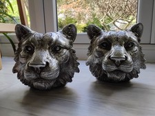Pair lion head for sale  FLEET