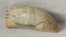 Whales tooth scrimshaw for sale  BRIDGWATER