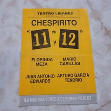  Roberto Gomez Bolaños Chespirito 1999 folheto muito raro comédia 11 Y 12  comprar usado  Enviando para Brazil