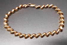 Pulseira de ouro amarelo 10K estilo San Marco 7,5 pol. - 4,20 g comprar usado  Enviando para Brazil