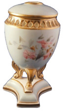 Antigüedad 19thC Worcester Grainger Porcelana Floral Popurrí Florero De & Tapa comprar usado  Enviando para Brazil