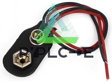 10PÇS 9V PP3 9Volt bateria encaixe no clipe conector I tipo suporte 10CM fio condutor, usado comprar usado  Enviando para Brazil