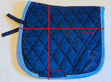 Dressur schabracke dunkelblau gebraucht kaufen  Zirndorf