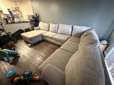 Grey sectional queen for sale  Alameda