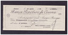 Assegno bancario banca usato  Italia