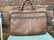 Bolsa de ombro/viagem/computador de couro Samsonite #, usado comprar usado  Enviando para Brazil