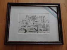 Radierung heidelberg geschenk gebraucht kaufen  Speyer